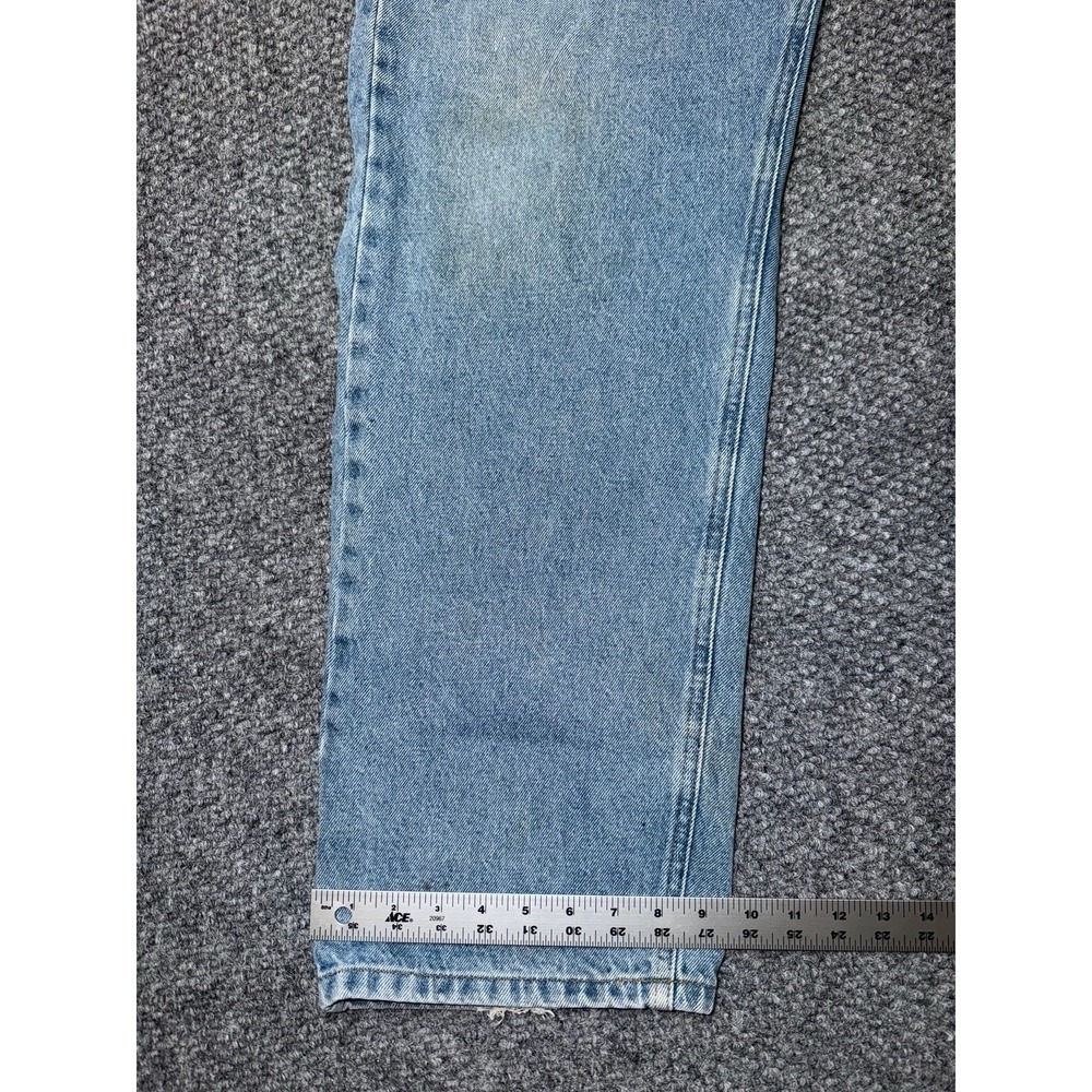 Carhartt Men's Light Blue Light Wash Straight Denim Jeans Traditional fit 42x32 - Picture 7 of 8